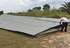 Some of the roof could be salvaged