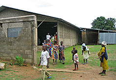 Children in the Church Courtyard