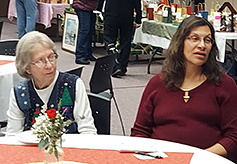 There was time to visit before the raffle