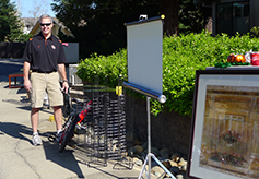 Large items on the sidewalk