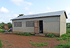 The church building in the village of Piladjoua 