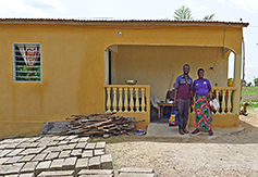 Koffi and Nini's home in Kara