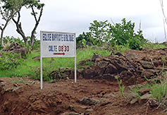 Villagers Carrying Path leading to the church