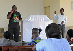 Pastor Moussa Preaching in French With a Kabiyé Interpreter