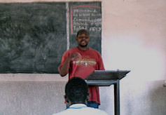 Pastor Moussa Teaching a Literacy Class