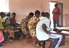 Literacy Class Students